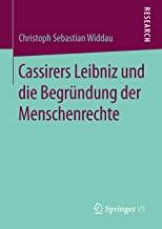 Umschlag Cassirers Leibniz und die Begründung der Menschenrechte