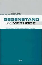 Umschlag Gegenstand und Methode: Untersuchungen zur frühen Wissenschaftslehre Emil Lasks