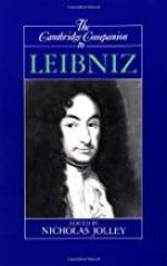 Umschlag Cambridge Companion to Leibniz