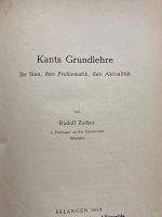 Umschlag Kants Grundlehre