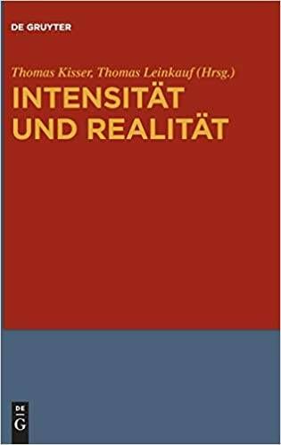 Umschlag Intensität und Realität