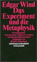 Umschlag Das Experiment und die Metaphysik