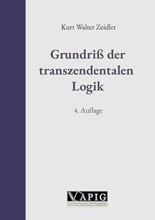 Umschlag Grundriß der transzendentalen Logik
