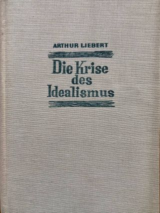 Umschlag Die Krise des Idealismus