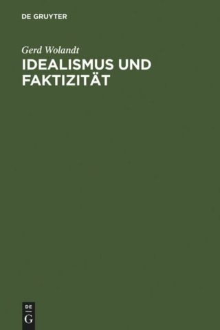 Umschlag Idealismus und Faktizität