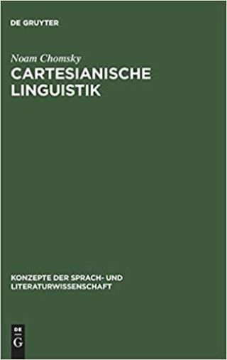 Umschlag Cartesianische Linguistik: Ein Kapitel in der Geschichte des Rationalismus