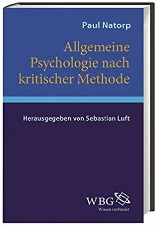 Umschlag Allgemeine Psychologie nach kritischer Methode