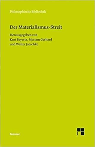 Umschlag Der Materialismus-Streit